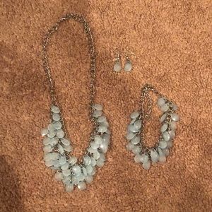 Necklace, Bracelet, and Earring Set